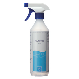 Foam Down 500 ml inkl. spray mundstykke fjerner uønsket skum på vandoverfladen - SolBadet