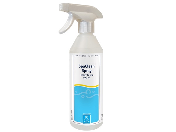 Spa Clean spray 500 ml til rengøring af spa. Køb det hos Solbadet.dk