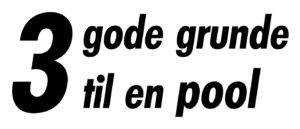 3 grunde til at have en pool