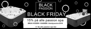 Passion spa til black friday 15 % rabat - Spar penge