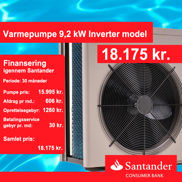Varmepumpe finansiering igennem santander consumer bank