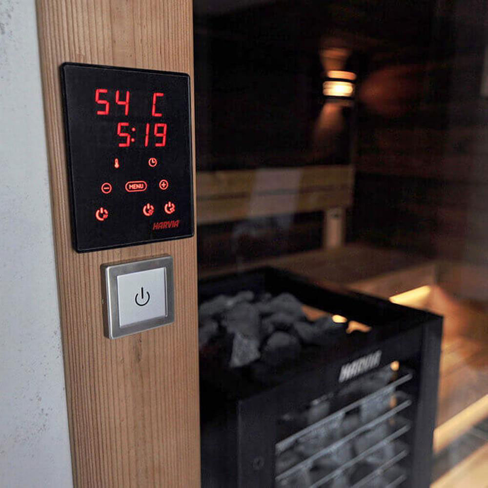 Harvia Xenio styring til infrarød sauna til infrarød radiator solbadet
