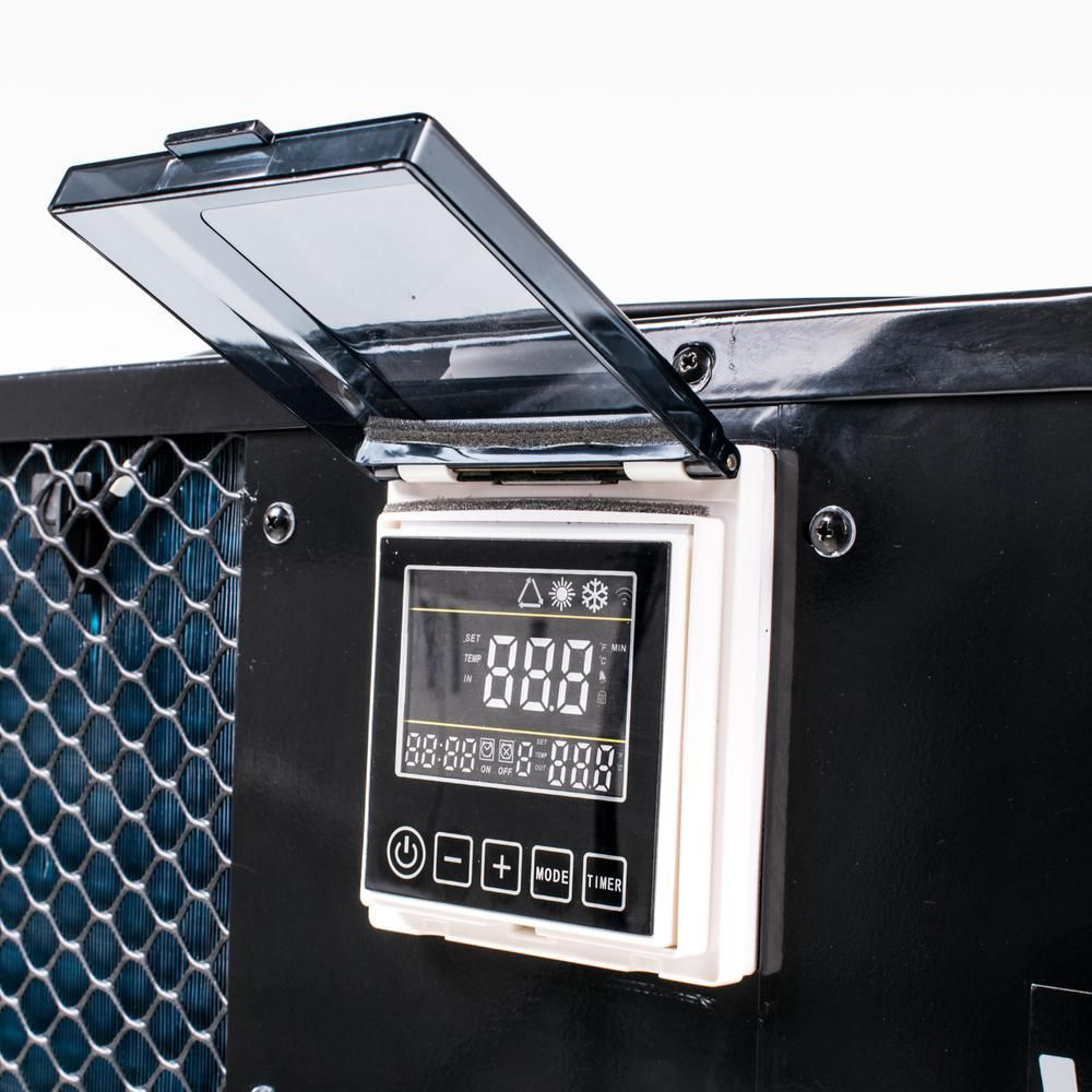 Welldana Heat pump WMV varmepumpe panel Solbadet