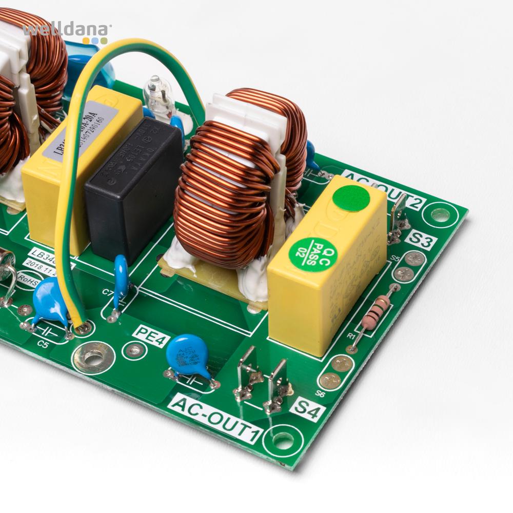 Power filter plade for 34-180650 - Billede 2