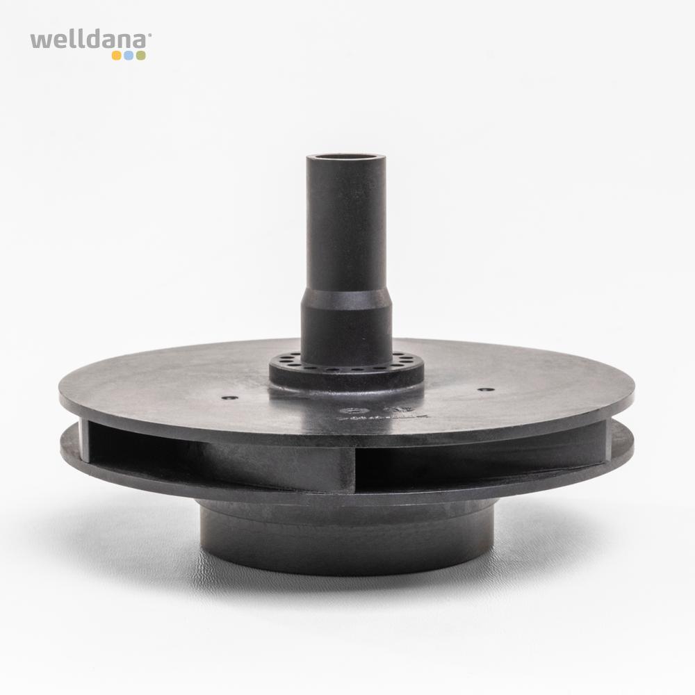 Impeller + O-ring f. 1,1 kw ny model InverPro pumpe No 19 + 32 - Billede 2