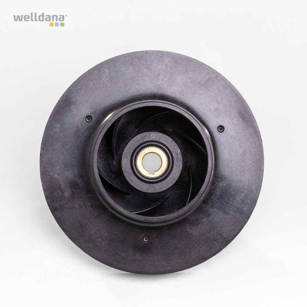 Impeller + O-ring f. 1,1 kw ny model InverPro pumpe No 19 + 32 - Billede 3