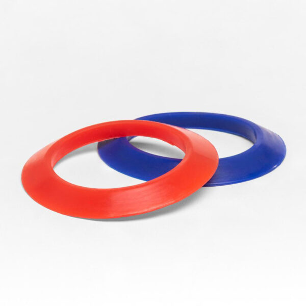 Colour ring set, blue/red til unions set 39-181041