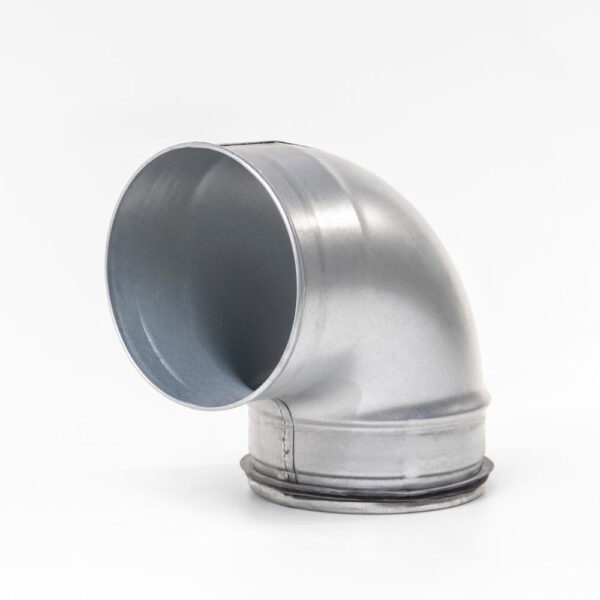 Ventilation´s bøjning 90 gr. ø 100 MUF/NIP.  f. affugter