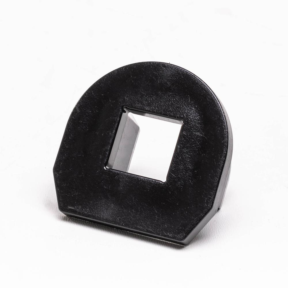 Sort endeprop m kærv t hand crank på alurør Lidercover