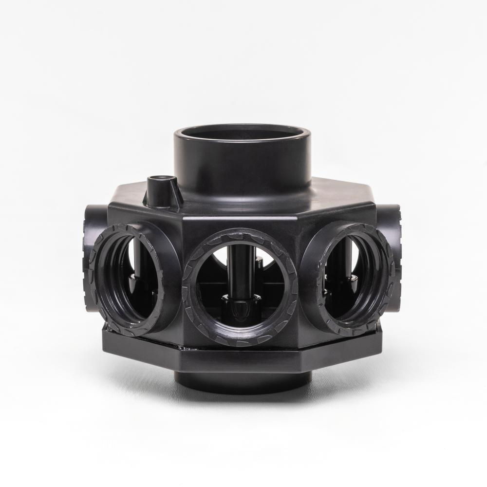 Collector hoved f. Bilbao filter f. 8 arm 1 1/2" Topmonteret - Billede 2