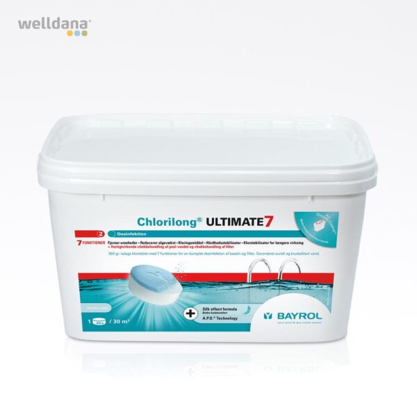 Chlorilong Ultimate 7 7 funktions multitablet 300 gr. 5,4 kg